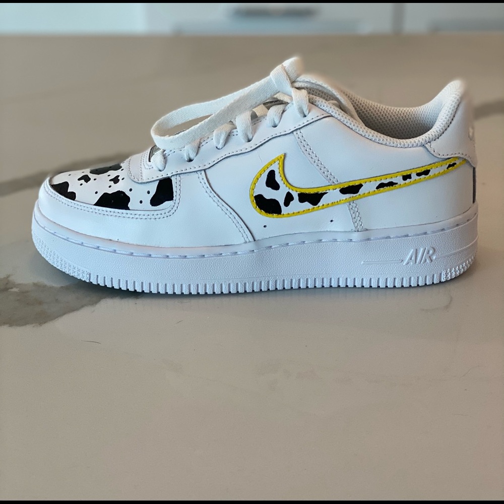 Custom Cow Print Nike Air Force 1